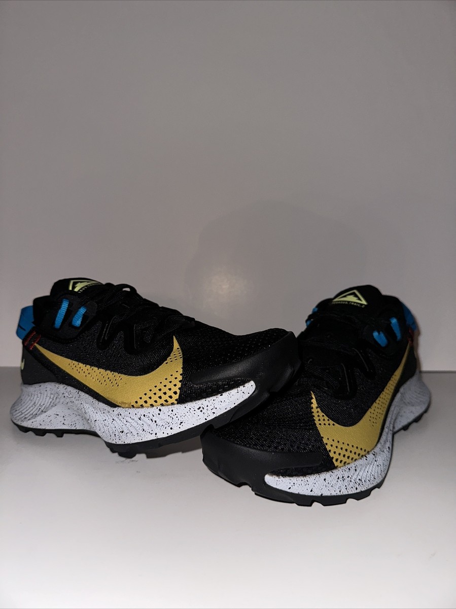 Size 11 Nike Pegasus Trail 2 Mens Running Shoes Black Dark Sulfur s-l400.jpg main image 3