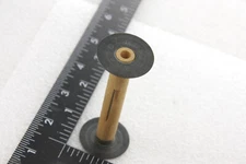 Ansco M-6 Roll Film Spool - 3 1/8" Between ends - Wood Metal EMPTY - USED