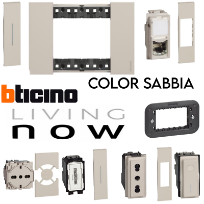 Presa Bipasso Living Now 10/16A - Colore Sabbia, Marca Bticino, Alta Qualità - Foto 5