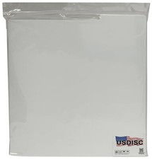 USDISC Record Dividers 12", LP, Polypropylene, 28pt Square Corners White Lot