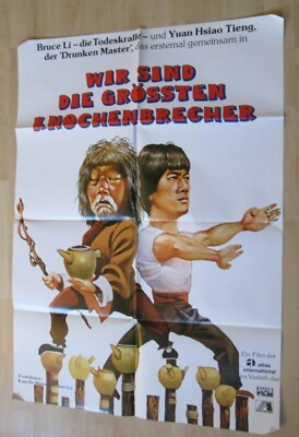 Filmplakat : Wir sind die grössten Knochenbrecher ( Bruce Li , Yuan Tieng Hsiao)