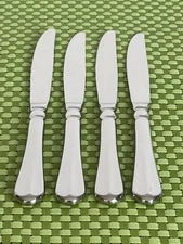 Mikasa FRENCH COUNTRYSIDE Stainless 4 Dinner Knives 18/10 Glossy Flatware