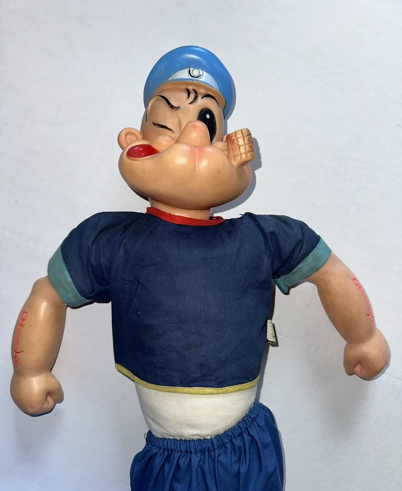 Muñeca Popeye de colección Gund Mfg King característica NY Foto 2 de 4