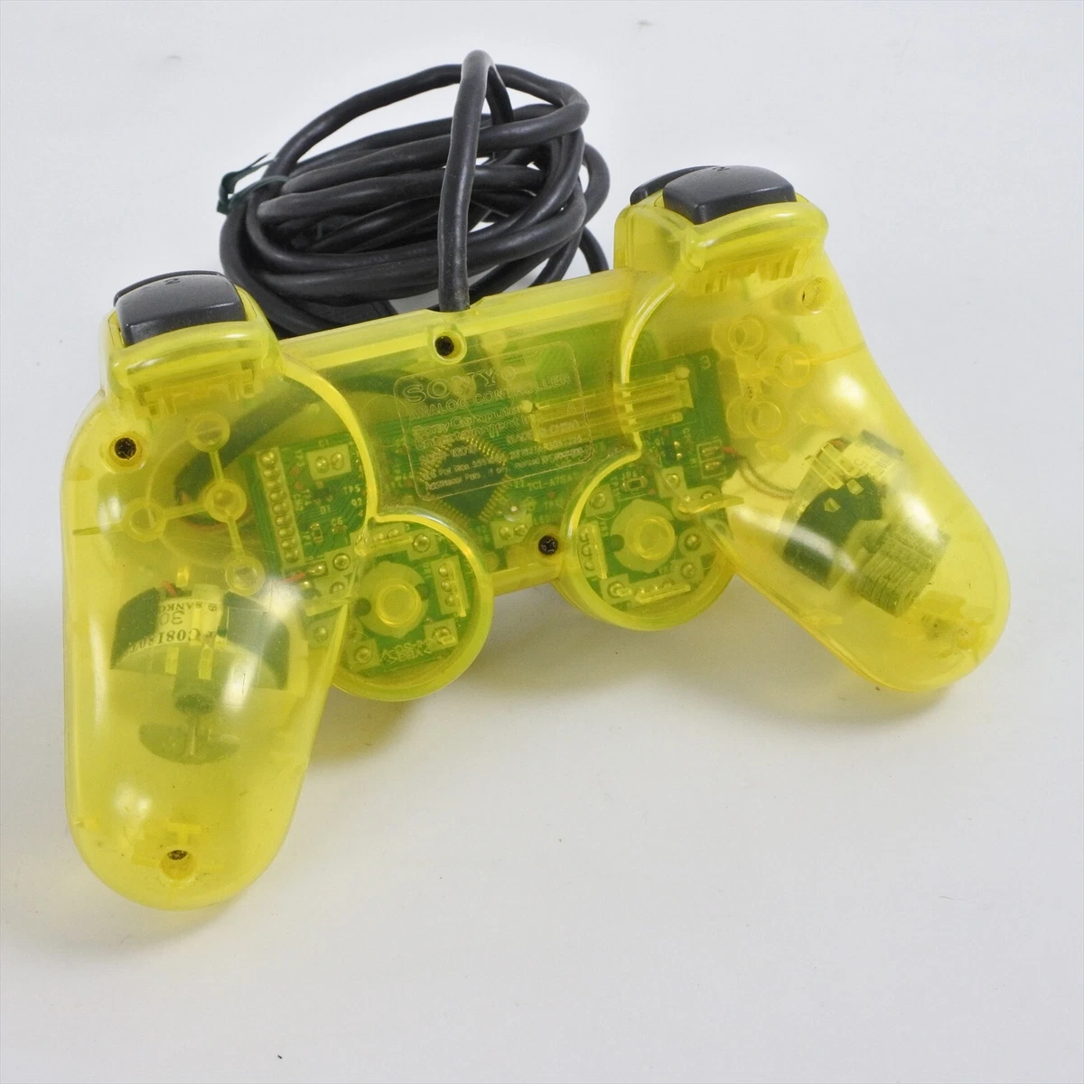PS2 DUAL SHOCK 2 Analog Controller SCPH 10010 Lemon Yellow Playstation 2 2425
