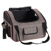 Flamingo Autositz Xenophon Taupe FüR Hunde 44X37,5X29,5Cm - Sicher & Praktisch