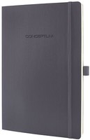 Sigel® Modisch CO319 Notizbuch Conceptum® - Ca. A4, Liniert, 194 Seiten, Dark Gr