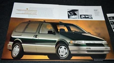1994 MERCURY VILLAGER LS VAN ORIGINAL LARGE DEALER ADVERTISMENT PRINT AD 94