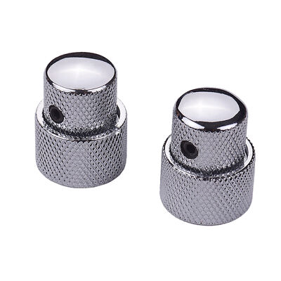 2 Sets Dual Concentric Stacked Control Knobs f Electric Bass Guitar  Y5C6
