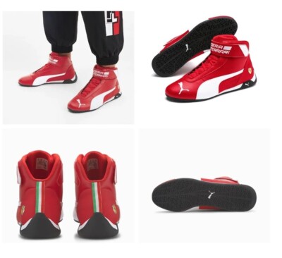 Size 10 - PUMA Scuderia Ferrari x R-Cat Mid Rosso Corsa
