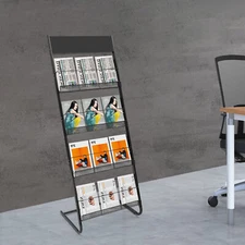 Magazine Display Stand 4-tier Magazine Rack Display Stand Display Stand