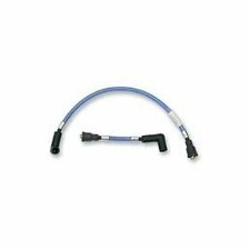 Magnum Candy Apple Blue Braided Spark Plug Wires Harley Softail 84-99 Fx 91-98