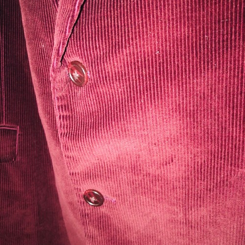 Saddlebred Corduroy Blazer Jacket Mens Red 54L - Picture 6 of 11