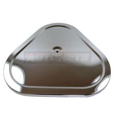 14 Triangular Chromed Steel Muscle Car Style Air Cleaner Lid Top Only