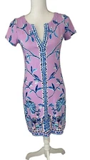 Lilly Pulitzer Sz XS Sophiletta UPF 50 Purple Iris Rayon Blend Dress