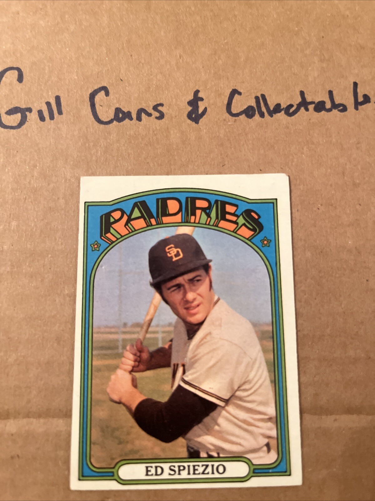 1972 Topps Ed Spiezio San Diego Padres # 504 Free Shipping