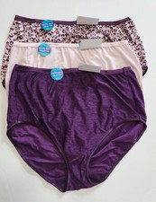 3 Vanity Fair Illumination Brief Panty Multi 13109 Sz 10/3XL - NWT