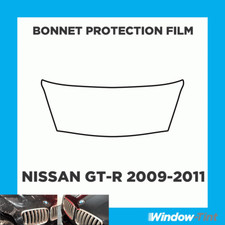 Für Nissan GT-R 09-11 Klare Motorhauben PPF Kratzer Schutzfolie