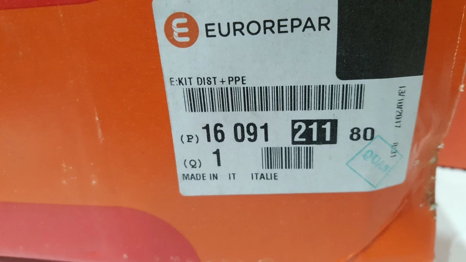 Комплект ремня привода водяного насоса PEUGEOT 1007 206 207 307 CITROEN C2 C3 C4 1609121180 - Изображение 4 из 4