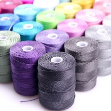 (0,12€/m)  C-LON Garn zum fädeln,  Macrame, Häkeln, Kumihimo,  0,5mm 77 Meter