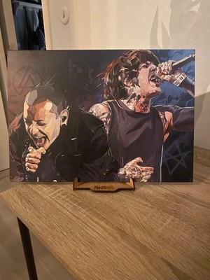 CHESTER BENNINGTON & OLI SYKES Limited Edition Painting