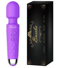 Bussba Personal Cordless Handheld Wand Massager Powerful Quiet Magic Rechargeabl