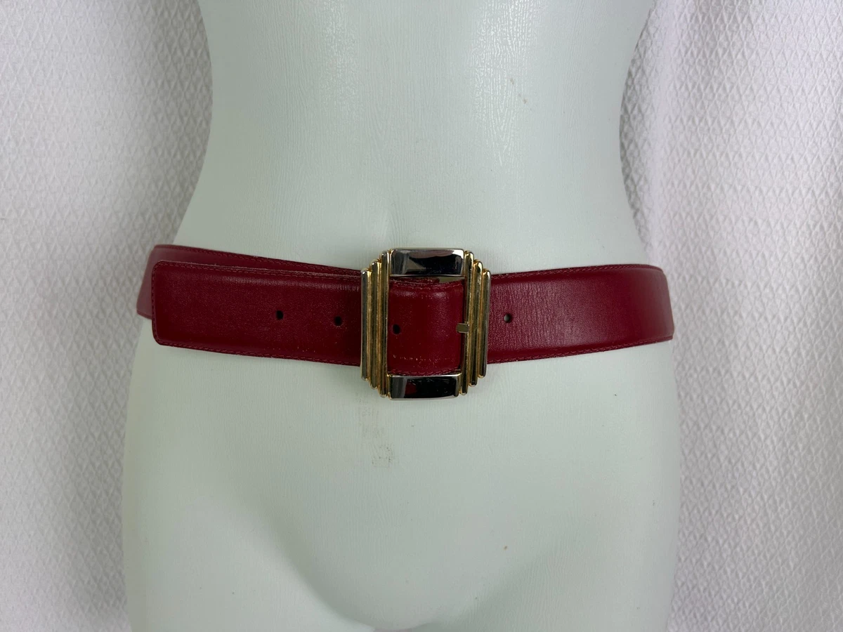 Vintage Liz Claiborne Burgundy Belt Liz Claiborne Red Belts for Women for sale | eBay main image 2