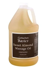 Soothing Touch W67353G Basics Sweet Almond Oil, 1 Gallon,Massage Oils & Lotions