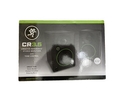 Pair Mackie CR3.5 3.5" Powered Studio Monitors Speakers w/ Tone Control