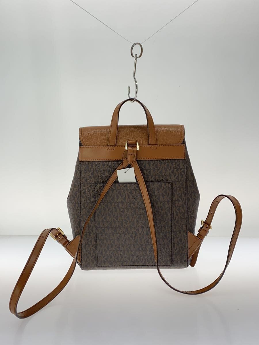 MICHAEL KORS BACKPACK HAYES MD PVC BROWN TOTAL PATTERN MICHAEL KORS BACKPACK HAYES MD PVC BROWN TOTAL PATTERN