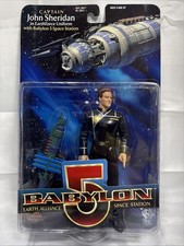 Capt. John Sheridan Babylon 5 1997 Figure NEW MOSC SEALED JJ0303JW Capt. John Sheridan Babylon 5 1997 Figure NEW MOSC SEALED JJ0303JW