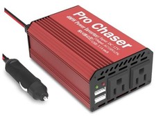 Pro Chaser 400W Power Inverters for Vehicles - DC 12v to AC 110v Car Inverter