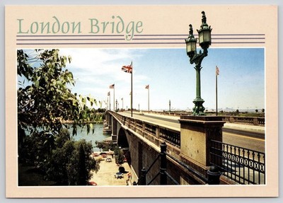 Lake Havasu City Arizona London Bridge Photochrome Southwestern Postcard