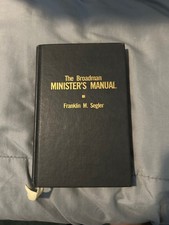 Broadman Minister's Manual by Franklin M. Segler (1969, Hardcover)