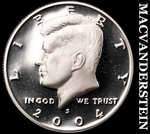 2004-S Silver Kennedy Half Dollar - Choice Gem Proof  Lustrous  #i1874