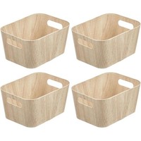 Aufbewahrungbox Organizer Kisten Lebensmittelsicher 4Er Set Griffe Mdesign