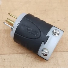 Pass & Seymour PS5266-X Straight Blade Plug, 15A/125V, 2P, 3W, Grounding, 5-15P