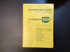 McMaster Carr 103 Supply Company Catalog Chicago, IL