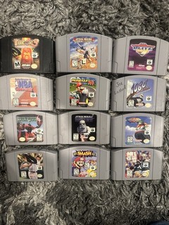 Lot of 12 N64 games. Untested but well cared for