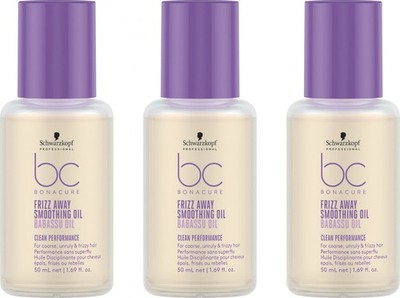 Schwarzkopf BC Bonacure Frizz Away Smoothing Oil 3x50 ml