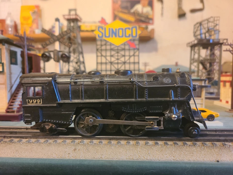 Marx Prewar 999 Steam Locomotive Serviced & Ready To Work ! - Image 2 of 4