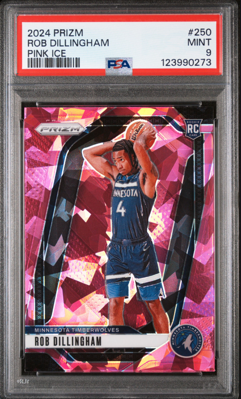 2024-25 Panini Prizm - Robert Dillingham #250 Pink Ice Prizm (RC)