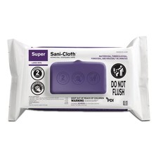 Pack of 9 Super Sani-Cloth® Premoistened Germicidal Manual Pull Wipe 80 Count 