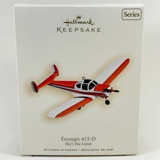 2008 Hallmark Ornament Sky's the Limit #12 - Ercoupe 415-D Airplane - NIB