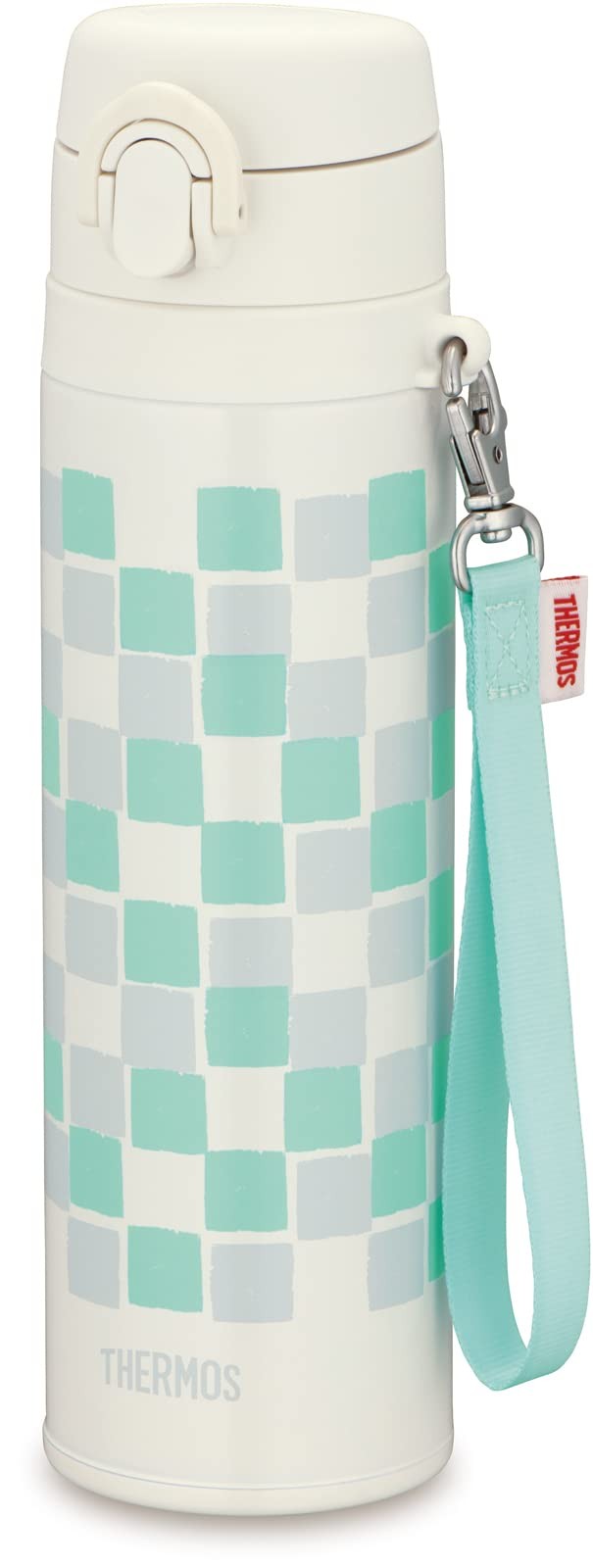 Water Bottle Sst Mobile One Touch Mug With Strap 550ml White Jnt-552 Wh