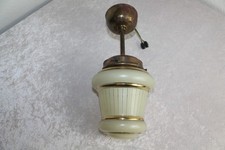 Art Deco Lampe Leuchte antik 20er 30er Altbau Villa Deckenleuchte Plafoniere alt