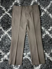 Vintage 70s Levis Sta Prest Action Slacks Mens 38x33 Brown Dress Pants Talon Zip