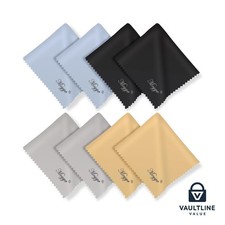 Mcyye Microfiber Cleaning Cloths 8 Pcs 6 x 7 Inch for Eyeglasses and Screens