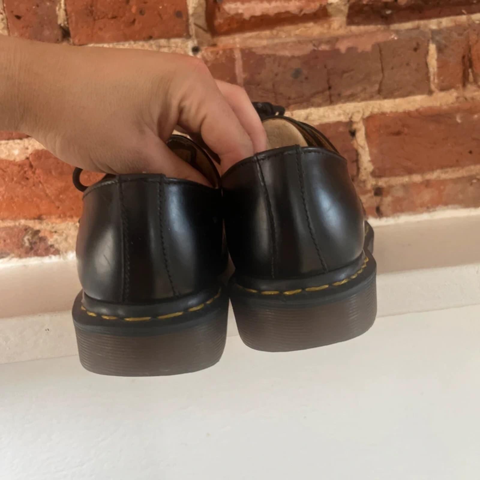 Vintage Dr Marten Women’s Black Leather Ankle Boots | UK Size 6 image 9