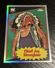 2025 Topps Chrome WWE Chief Jay Strongbow 1985 Retro Refractor 