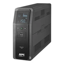 APC - Back-UPS Pro, 1500VA, Tower, 120V, 10 NEMA 5-15R outlets, LCD, 1 USB Ty...